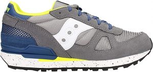 SAUCONY – SCARPE BAMBINO SHADOW ORIGINAL GRIGIO/LIME/VERDE