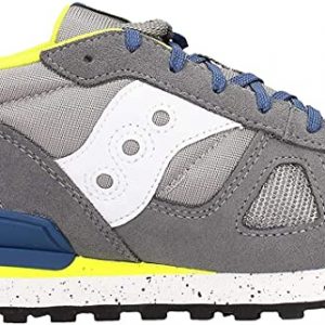 SAUCONY – SCARPE BAMBINO SHADOW ORIGINAL GRIGIO/LIME/VERDE