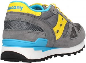 SAUCONY – SCARPE BAMBINO SHADOW ORIGINAL GRIGIO/GIALLO/BLUE