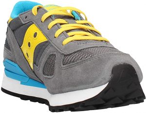 SAUCONY – SCARPE BAMBINO SHADOW ORIGINAL GRIGIO/GIALLO/BLUE