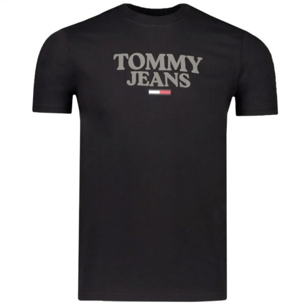 TOMMY HILFIGER : T-SHIRT UOMO NERA CON LOGO