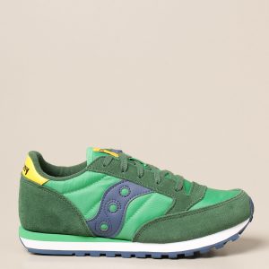 SAUCONY – SCARPE BAMBINO JAZZ ORIGINAL VERDE/GIALLO/BLUE