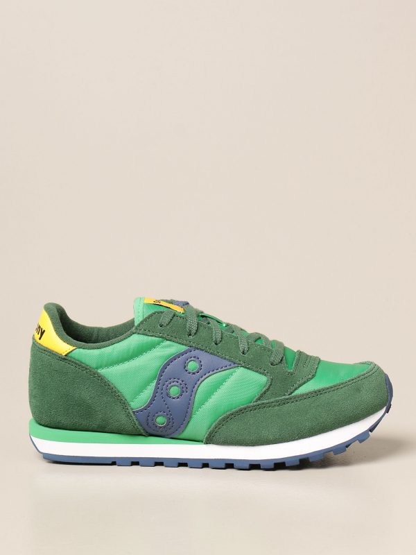 SAUCONY – SCARPE BAMBINO JAZZ ORIGINAL VERDE/GIALLO/BLUE