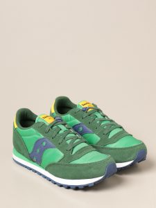 SAUCONY – SCARPE BAMBINO JAZZ ORIGINAL VERDE/GIALLO/BLUE