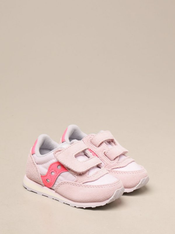 SAUCONY – SCARPE BAMBINI PICCOLI BABY JAZZ HOOK & LOOP ROSA