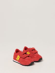 SAUCONY – SCARPE BAMBINI PICCOLI BABY JAZZ HOOK & LOOP ROSSO