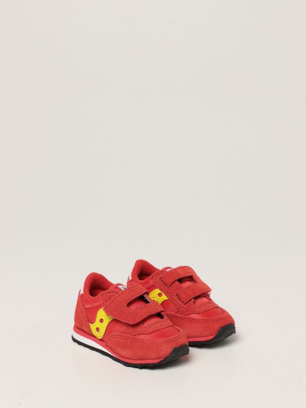 SAUCONY – SCARPE BAMBINI PICCOLI BABY JAZZ HOOK & LOOP ROSSO