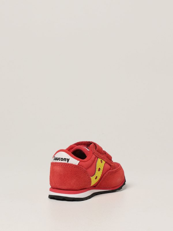 SAUCONY – SCARPE BAMBINI PICCOLI BABY JAZZ HOOK & LOOP ROSSO