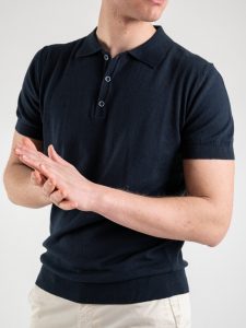 OVER-D – POLO IN MAGLIA LEGGERA BLUE