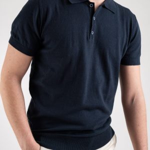 OVER-D – POLO IN MAGLIA LEGGERA BLUE