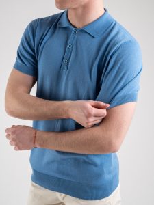 OVER-D – POLO IN MAGLIA LEGGERA DENIM