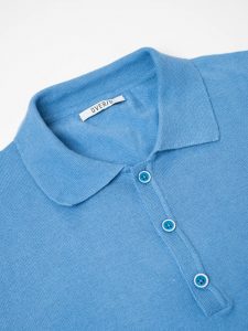 OVER-D – POLO IN MAGLIA LEGGERA DENIM