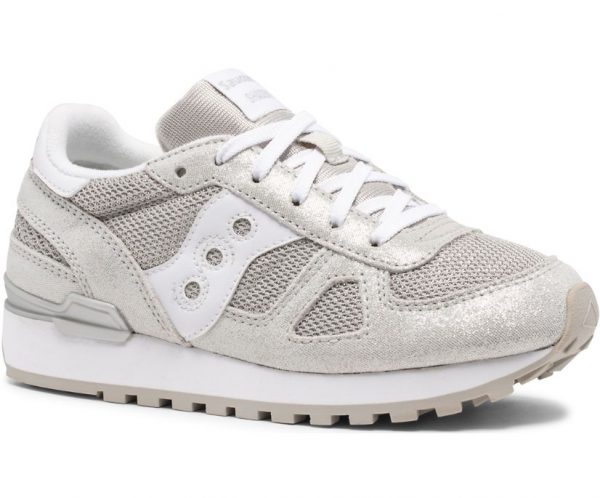 SAUCONY – SCARPE BAMBINO SHADOW ORIGINAL SILVER/METALLIC