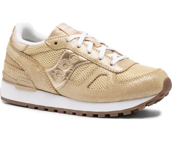 SAUCONY – SCARPE BAMBINO SHADOW ORIGINAL GOLD/METALLIC