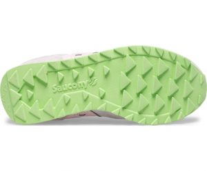 SAUCONY – SCARPE BAMBINO JAZZ ORIGINAL GRIGIO/ROSA/VERDE