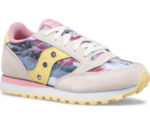 SAUCONY – SCARPE BAMBINO JAZZ ORIGINAL BIANCO/ROSA/MULTI
