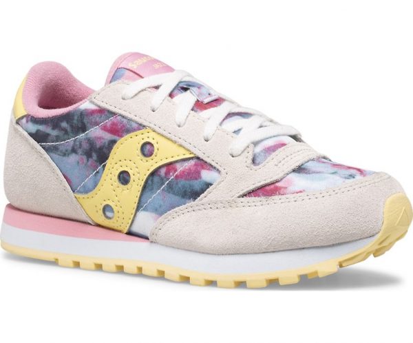 SAUCONY – SCARPE BAMBINO JAZZ ORIGINAL BIANCO/ROSA/MULTI