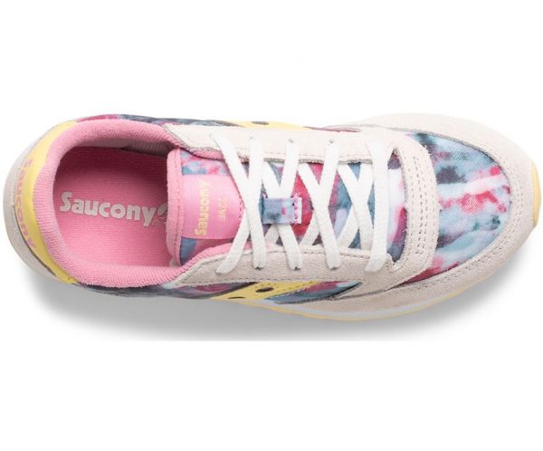 SAUCONY – SCARPE BAMBINO JAZZ ORIGINAL BIANCO/ROSA/MULTI