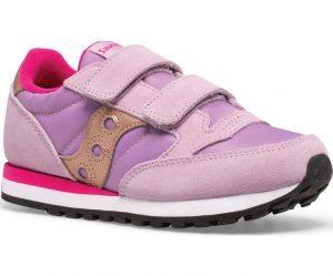 SAUCONY – SCARPE BAMBINO JAZZ DOUBLE MALVA/ROSA