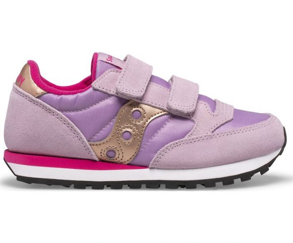 SAUCONY – SCARPE BAMBINO JAZZ DOUBLE MALVA/ROSA