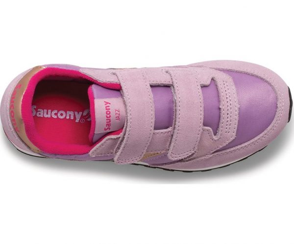 SAUCONY – SCARPE BAMBINO JAZZ DOUBLE MALVA/ROSA