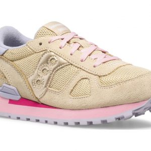 SAUCONY – SCARPE BAMBINO SHADOW ORIGINAL CREMA / MULTI