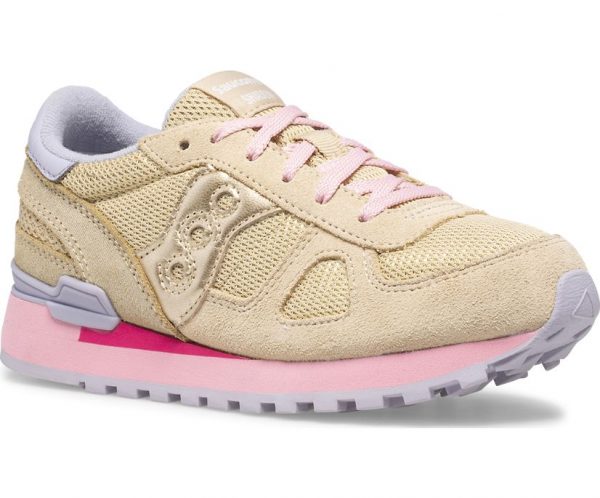 SAUCONY – SCARPE BAMBINO SHADOW ORIGINAL CREMA / MULTI