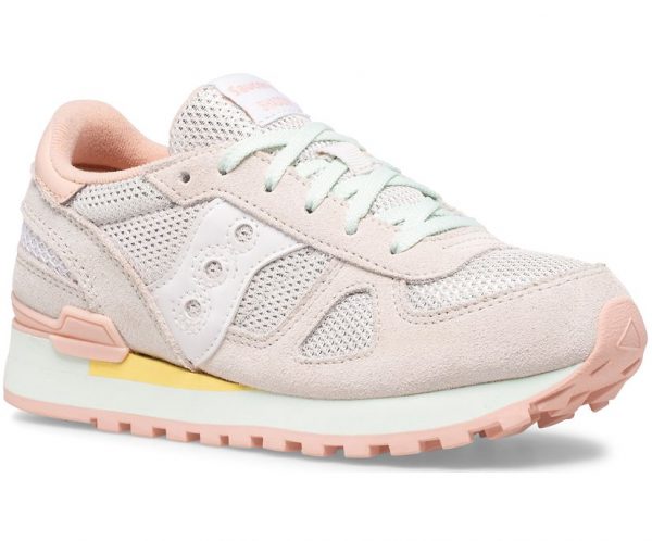 SAUCONY – SCARPE BAMBINO SHADOW ORIGINAL BIANCO/MULTI