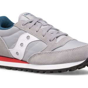 SAUCONY – SCARPE BAMBINO JAZZ ORIGINAL GRIGIO/BLUE/ROSSO