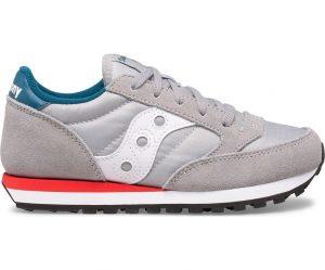 SAUCONY – SCARPE BAMBINO JAZZ ORIGINAL GRIGIO/BLUE/ROSSO