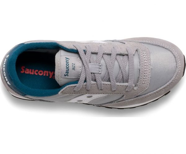 SAUCONY – SCARPE BAMBINO JAZZ ORIGINAL GRIGIO/BLUE/ROSSO