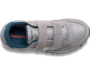 SAUCONY – SCARPE BAMBINO JAZZ DOUBLE GRIGIO/BLUE/ROSSO