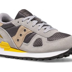 SAUCONY – SCARPE BAMBINO SHADOW ORIGINAL GRIGIO/GIALLO