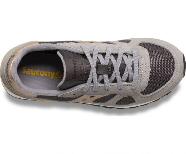 SAUCONY – SCARPE BAMBINO SHADOW ORIGINAL GRIGIO/GIALLO