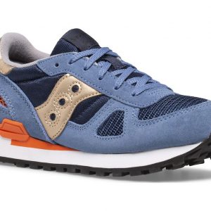 SAUCONY – SCARPE BAMBINO SHADOW ORIGINAL BLUE/ORANGE