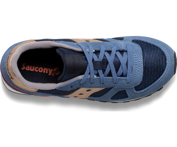 SAUCONY – SCARPE BAMBINO SHADOW ORIGINAL BLUE/ORANGE
