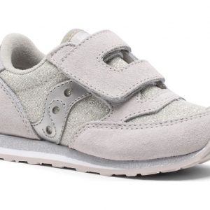 SAUCONY – SCARPE BAMBINI PICCOLI BABY JAZZ HOOK & LOOP SILVER METALLIC