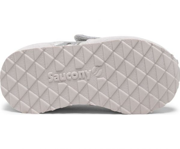 SAUCONY – SCARPE BAMBINI PICCOLI BABY JAZZ HOOK & LOOP SILVER METALLIC