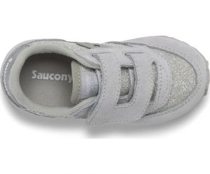 SAUCONY – SCARPE BAMBINI PICCOLI BABY JAZZ HOOK & LOOP SILVER METALLIC