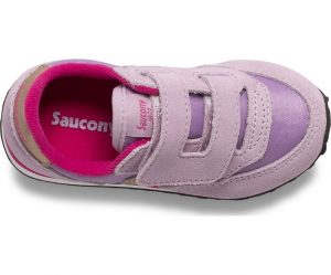 SAUCONY – SCARPE BAMBINI PICCOLI BABY JAZZ HOOK & LOOP MAVUE/ROSA