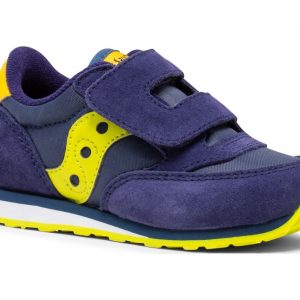 SAUCONY – SCARPE BAMBINI PICCOLI BABY JAZZ HOOK & LOOP BLUE/VERDE/GIALLO