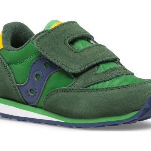SAUCONY – SCARPE BAMBINI PICCOLI BABY JAZZ HOOK & LOOP VERDE/GIALLO/BLUE