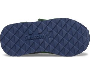 SAUCONY – SCARPE BAMBINI PICCOLI BABY JAZZ HOOK & LOOP VERDE/GIALLO/BLUE