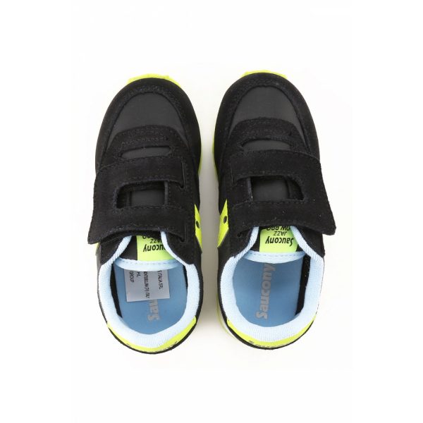 SAUCONY – SCARPE BAMBINI PICCOLI BABY JAZZ HOOK & LOOP NERA