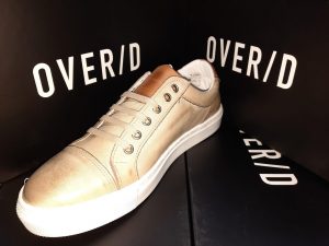 OVER/D – SNEAKERS PELLE BEIGE