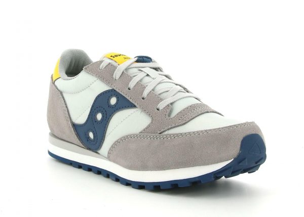 SAUCONY – SCARPE BAMBINO JAZZ ORIGINAL GRIGIO/BLUE/GIALLO