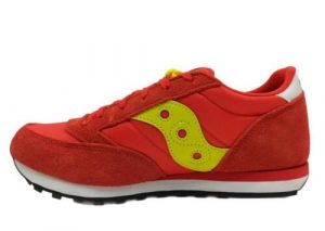 SAUCONY – SCARPE BAMBINO JAZZ ORIGINAL ROSSE/GIALLE