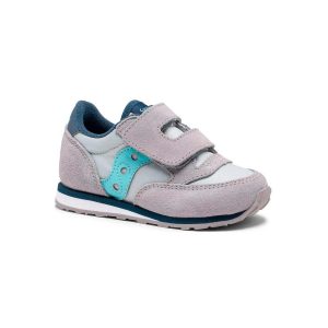 SAUCONY – SCARPE BAMBINI PICCOLI BABY JAZZ HOOK & LOOP GRIGIO/BLUE CHIARO