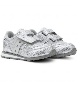 SAUCONY – SCARPE BAMBINI PICCOLI BABY JAZZ HOOK & LOOP SILVER/ SPARKLE