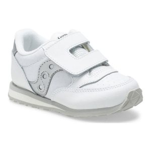 SAUCONY – SCARPE BAMBINI PICCOLI BABY JAZZ HOOK & LOOP BIANCO